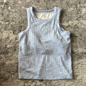 Lou & Grey Light Blue Ribbed Tank